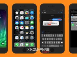 Download Tema iOS X Black untuk Xiaomi
